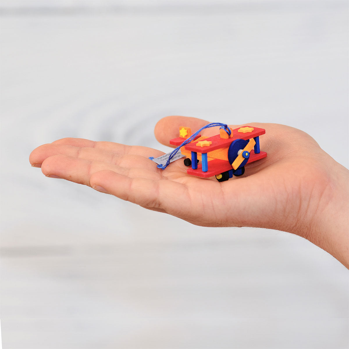 Mini Airplane (Blue) - Christmas tree decoration